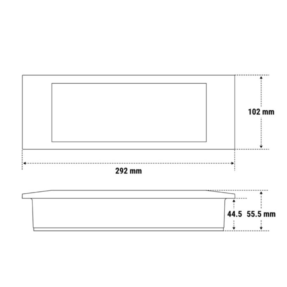 Stile in lampada di emergenza led incasso colore bianco 1499 11 watt 6h ip40