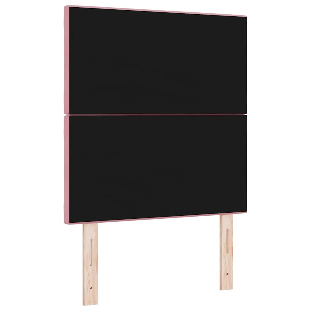 Testiera LED Rosa 80 cm Velluto 3338487