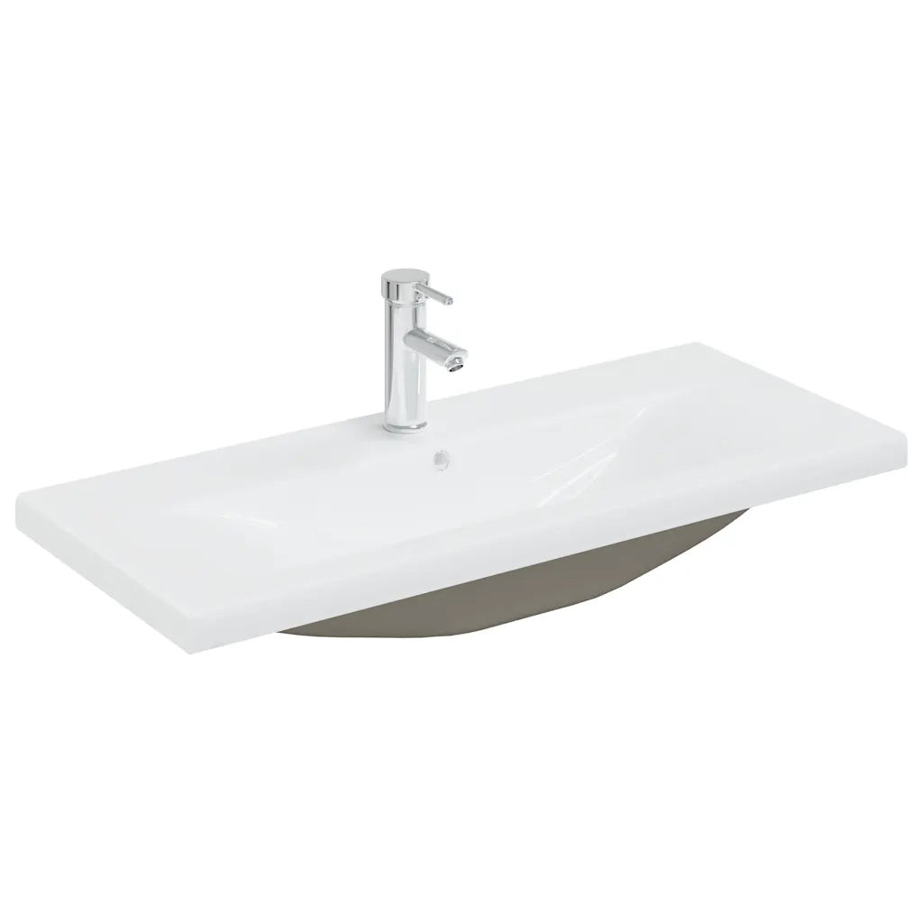 vidaXL Mobile Bagno Lavabo Integrato Rovere Artigianale in Truciolato