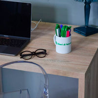 Scrivania da Ufficio 4 Cassetti 110x60x74 cm in Truciolare Nobilitato Rovere Sonoma