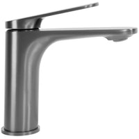 Rubinetto Da Lavabo Rea Marco Gun Grey Low