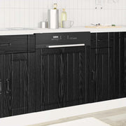 Pannello lavastoviglie LUCCA Rovere Nero 60 x 1,5 x 57 cm 8003822