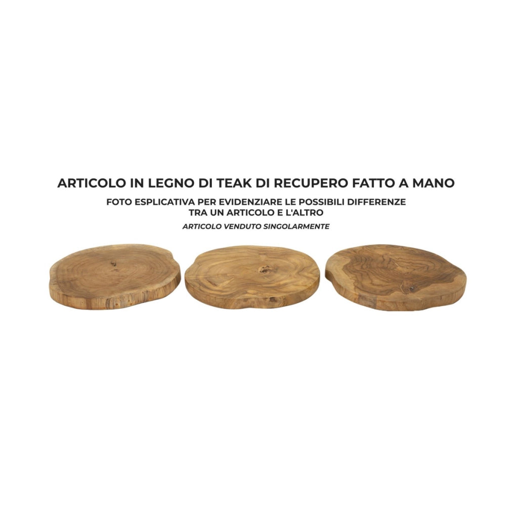 Vassoio Natura 29, Marrone, Legno, 24x24x2 cm