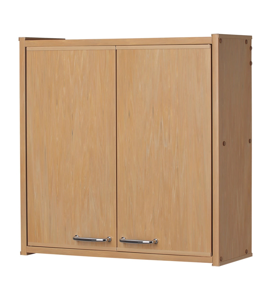 PENSILE bagno in PVC in KIT per interni/esterni - Dim: 59 x 59 x 22 cm - CR - colore: LEGNO FRASSINO