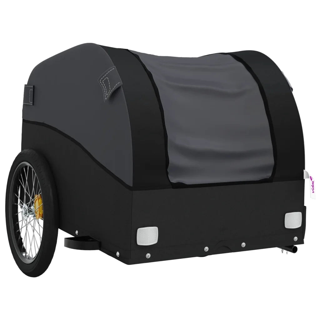 Rimorchio da Bici Nero 30 kg in Ferro 94122