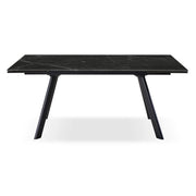 Tavolo Allungabile Trevor 160(240)*90*75 Cm Nero Marmorizzato