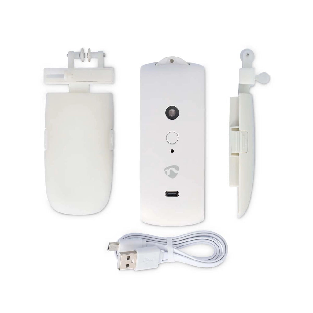 SmartLife Robot motorizzato per tende a binario I/U 12 kg con controllo vocale Bianco Nedis