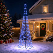 Albero di Natale a spirale LED con picchetto EKENAS 300 cm 42056595