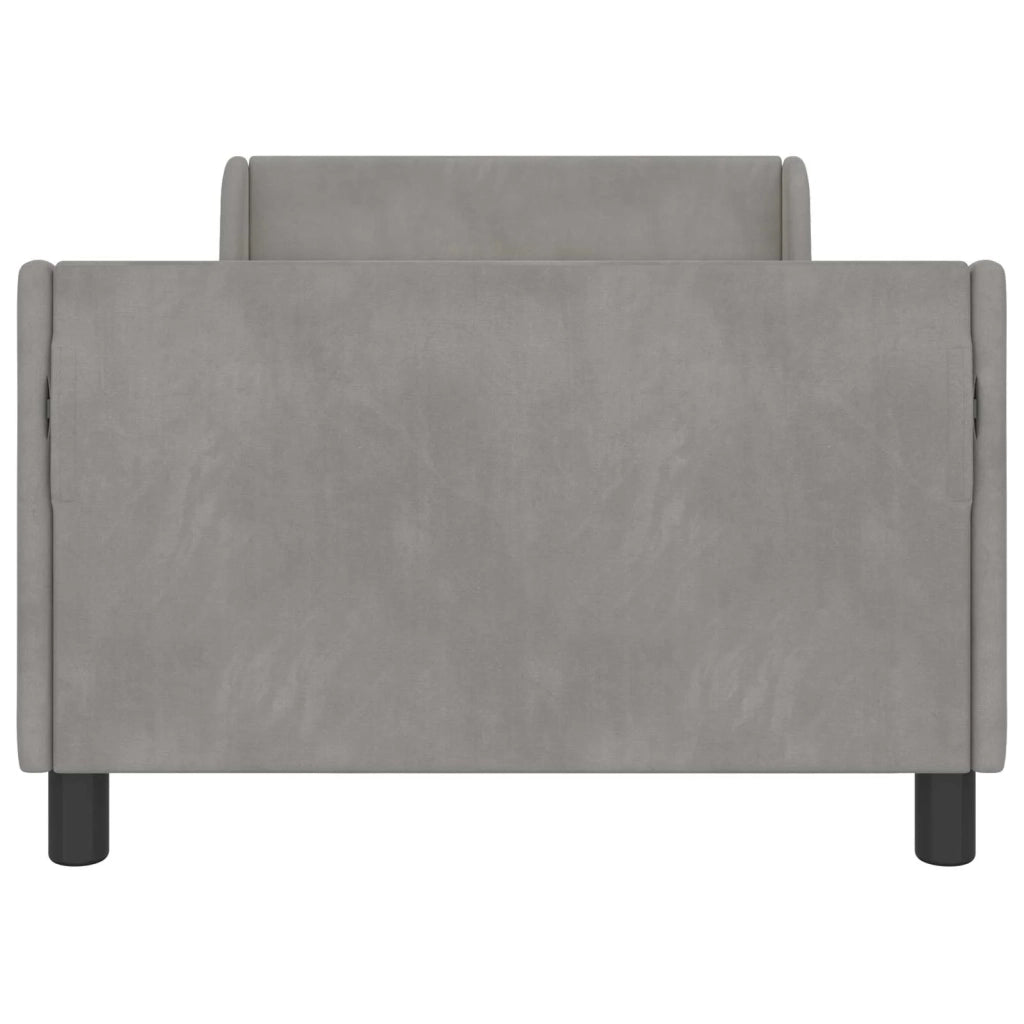 Struttura letto bambini con testata Grigio chiaro 90 x 190 cm 42010877