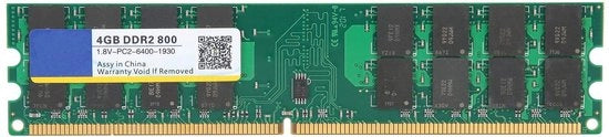 Memoria RAM 4GB 800MHz DDR2 PC2-6400 240 pin Desktop - Duraturo e leggero - Modulo di memoria