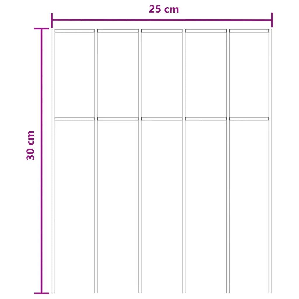 Pannello di Recinzione da Giardino 48 pcs Acciaio zincato 42042936