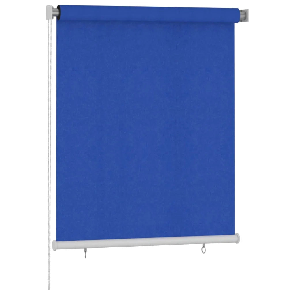 Tenda a Rullo per Esterni 120x140 cm Blu HDPE 312838