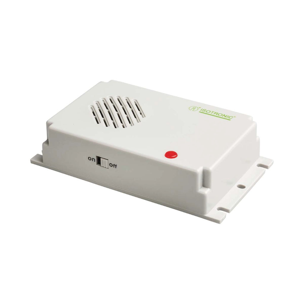 Repulsore a ultrasuoni 78dB 12-24 kHz con interruttore e indicatore luminoso Bianco Isotronic