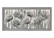 Tappeto Passatoia Cucina Corsia Retro Antiscivolo Disegno Amsterdam By Suardi - 55x240 - Grigio