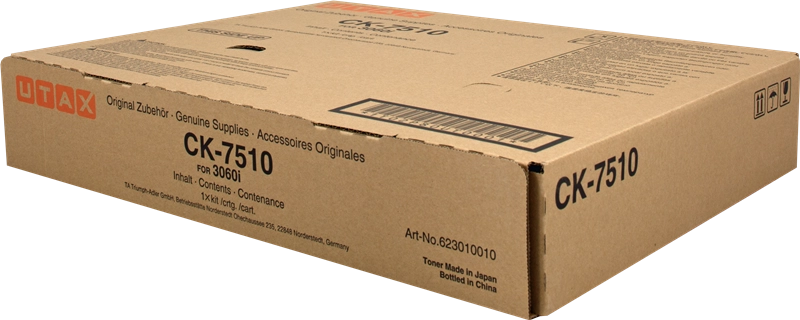 ORIGINAL Utax toner nero CK-7510 623010010 ~20000 Seiten Copy Kit