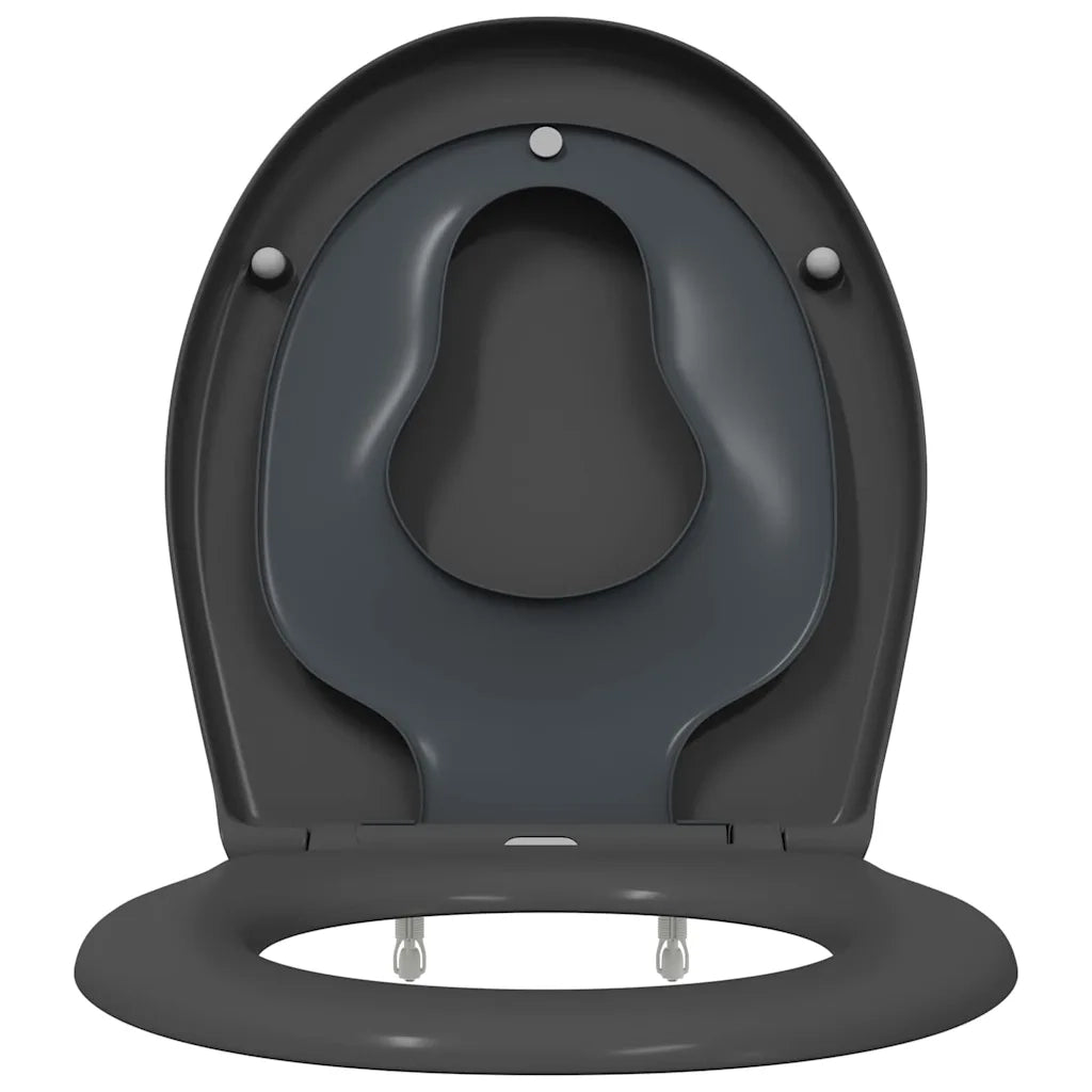 Sedile del WC Antracite 47 x 37 x 4 cm Duroplast 42002350