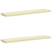 Cuscini per Panchina a 2 Pezzi VUGHT 2 pz 100% Poliestere Crema 951493