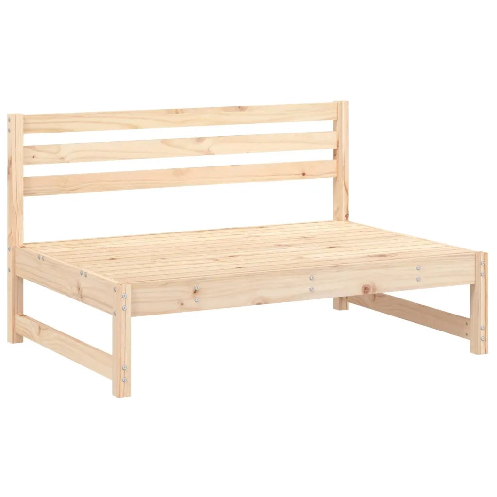 Divano Centrale 120x80 cm in Legno Massello di Pino