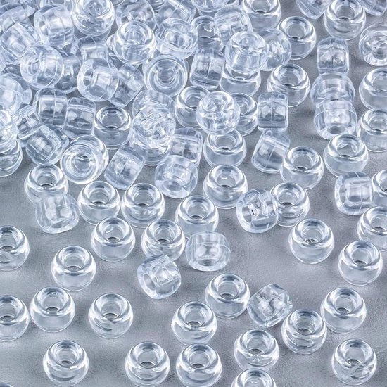 Set di cavi in cristallo bianco Crystal White - 1000 pezzi - 6x9mm - Armband e cavi per capelli - Decorazione di casa e artigianato DIY.