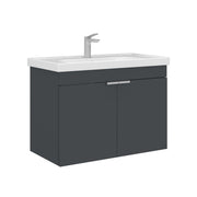 Mobile lavabo "Desna 80" - 80 x 45 x 58 cm - Antracite opaco