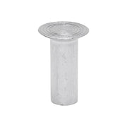 Rivetto in alluminio massiccio 27,3x9,5, diametro testa 18 mm