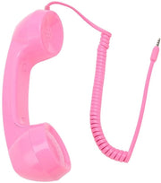 Telefono Retro - Protezione da Radiazioni - Rosa - Microfono Portatile - Chiamate Sicure - Telefono Mobile e Computer