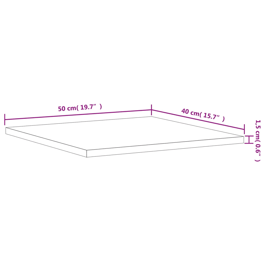 Ripiani per Libreria 8pz Grigio Cemento 40x50x1,5cm Multistrato 805195