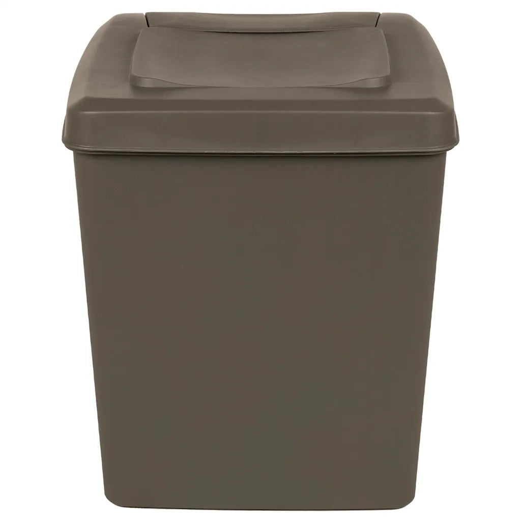 Contenitori Impilabili per Rifiuti 3pz Grigio 75L Polipropilene 152198