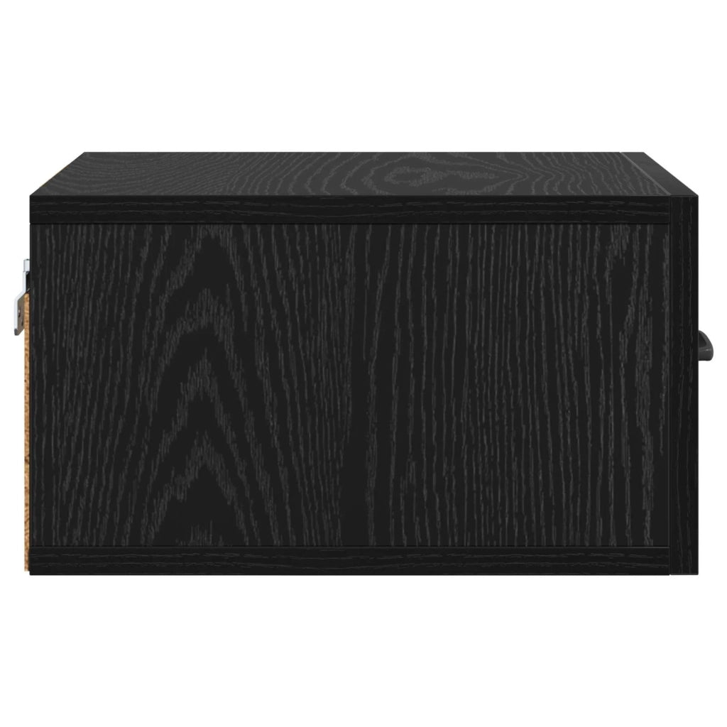 Armadio da Notte Rovere Nero 35 x 35 x 20 cm 893634