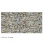 PIETRA CANADESE - Paraschizzi da cucina in PVC flessibile - Misura 120x60cm spessore 3mm