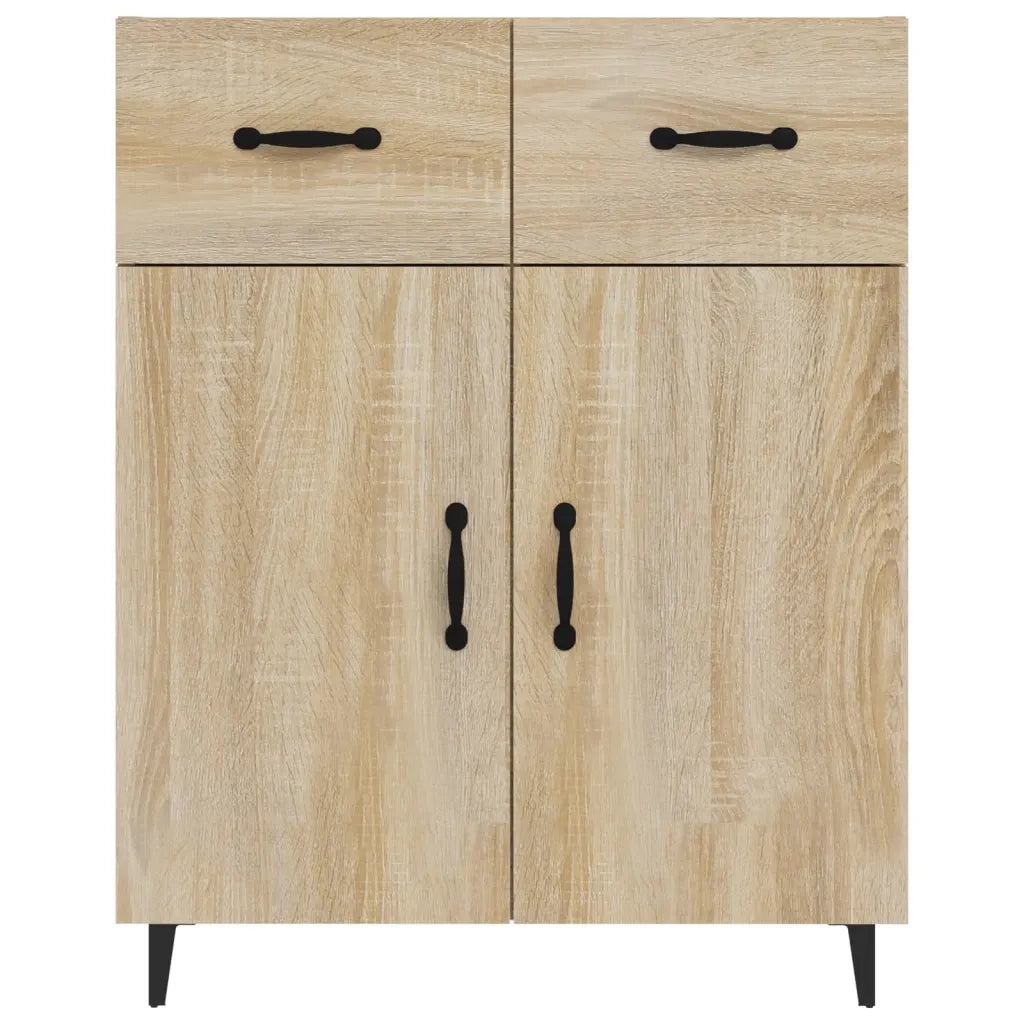 Credenza Rovere Sonoma 69,5x34x90 cm in Legno Multistrato cod mxl 27888