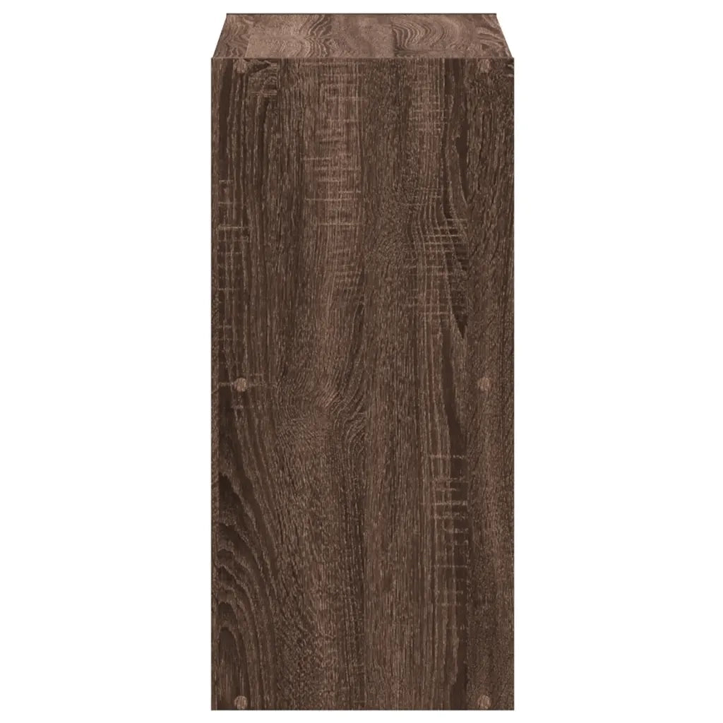 Libreria Rovere Marrone 68,5x32x68,5 cm in Legno Multistrato 852831