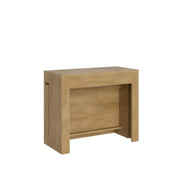 Consolle allungabile 90x42/302 cm Evolve quercia natura allunghe interne