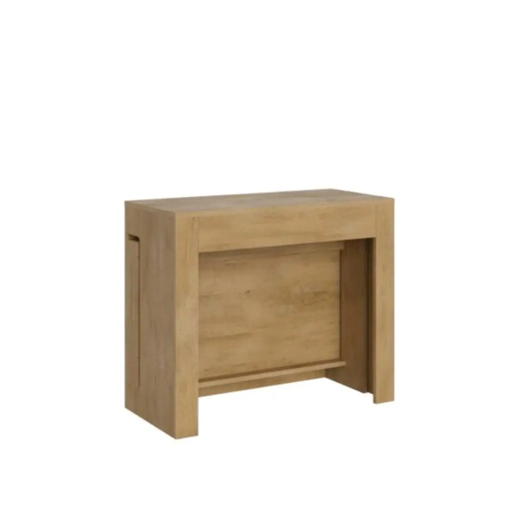 Consolle allungabile 90x42/302 cm Evolve quercia natura allunghe interne