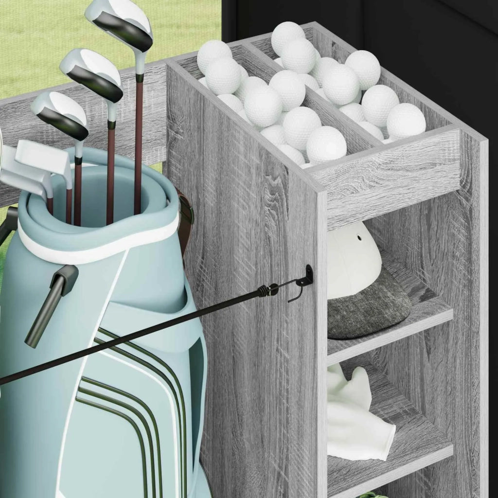 Armadio per Golf con ruota Grigio Sonoma 90 x 45 x 98 cm CFW2444499