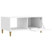 Tavolino da salotto | Tavolino da caff¨¨ | Tavolino da Soggiorno Bianco Lucido 90 x 50 x 40 cm