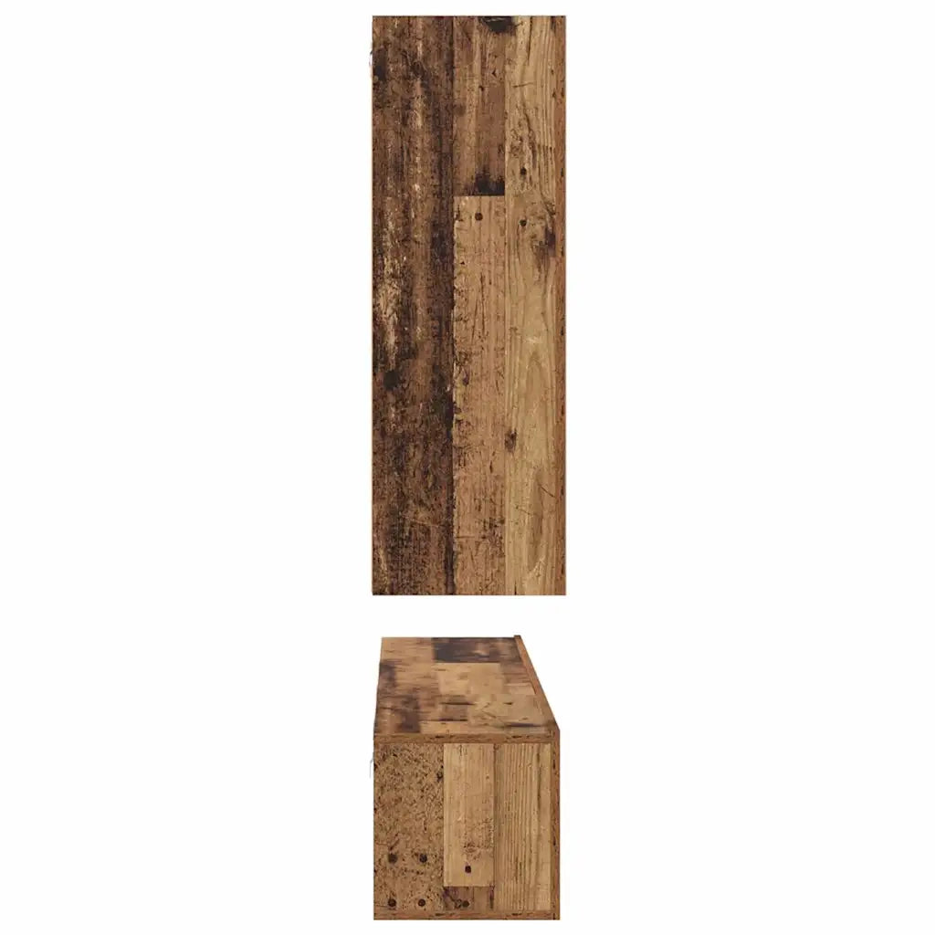 Set mobile TV 5 pz-Credenza per TV Legno vecchio Legno multistrato 449377