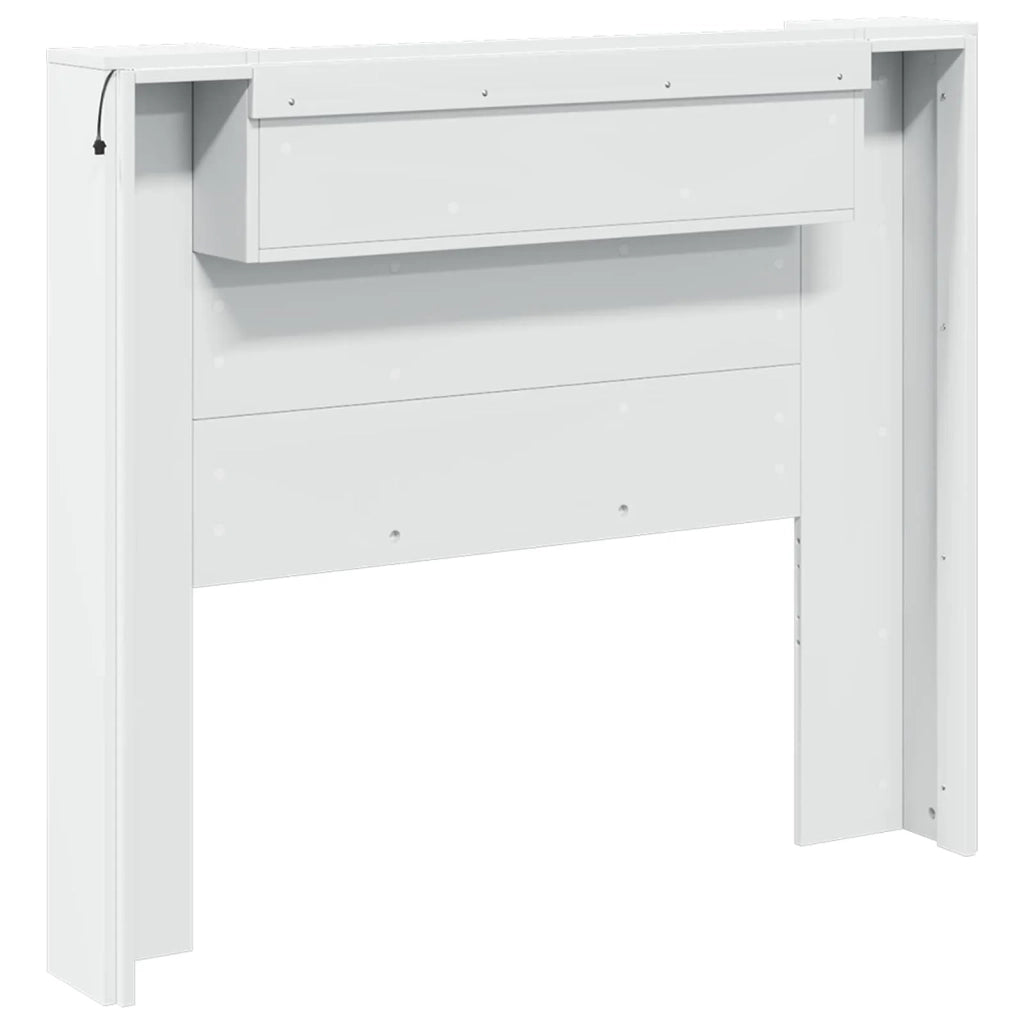 Testiera Letto Bianco Legno ingegnerizzato
