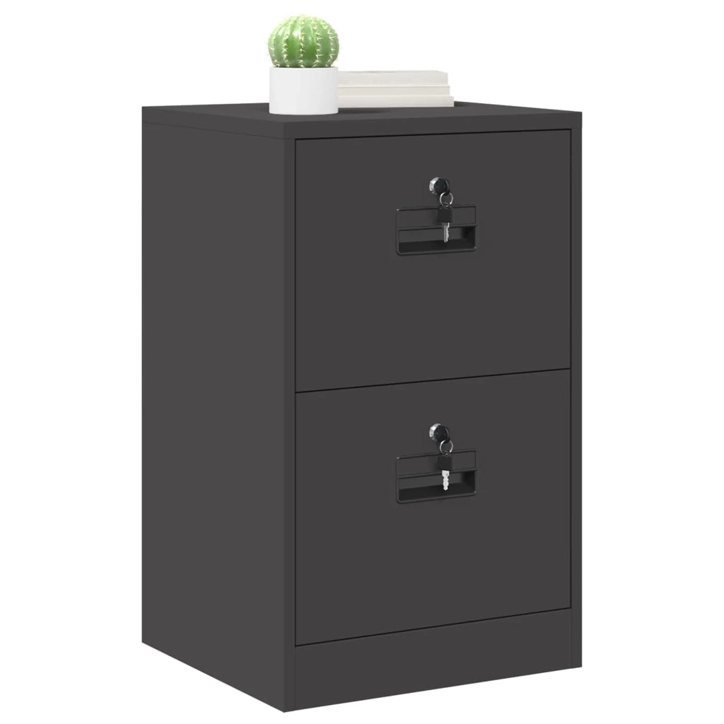 Armadio per File con cassetto Nero 45,5 x 42 x 74,5 cm 891610