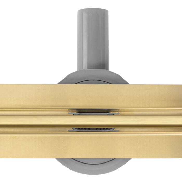 Scarico Lineare Rea Neox Slim Pro Brush Gold 80