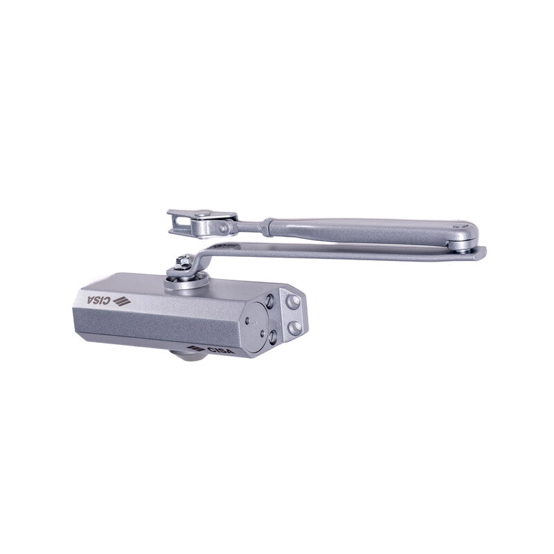 CISA 60460 CHIUDIPORTA S-ARRESTO ARGENTO- 1,0 pz