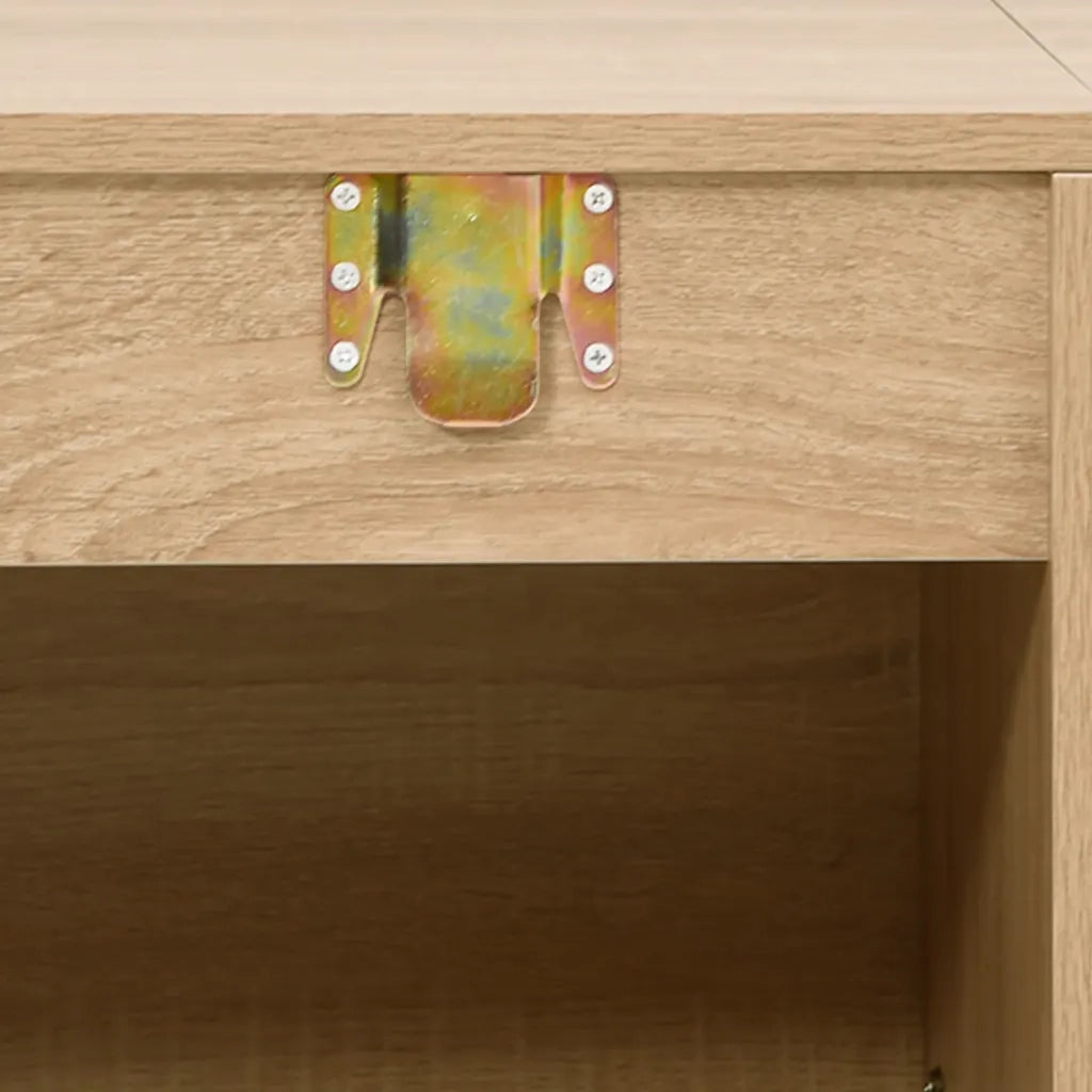 Set Mobili da Bagno | Armadio da bagno 5 pz Rovere in Legno Multistrato