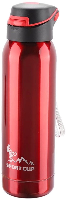 Ottimizza la tua attività sportiva - Flacone sportivo isolante 500 ml - Rietje - Acciaio inossidabile - Apertura ampia - Tenuta del calore - Flacone termico