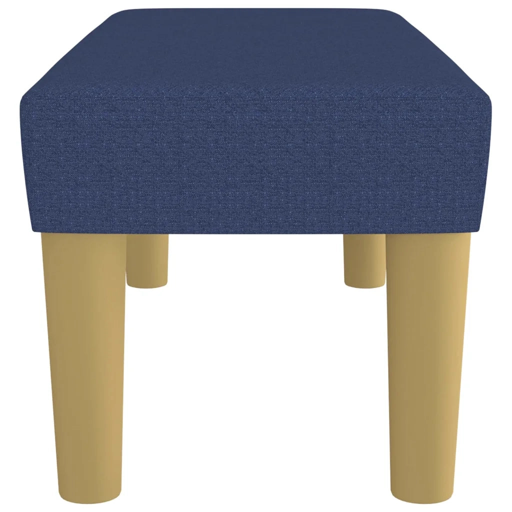 Panca Blu 70x30x30 cm in Tessuto 346630