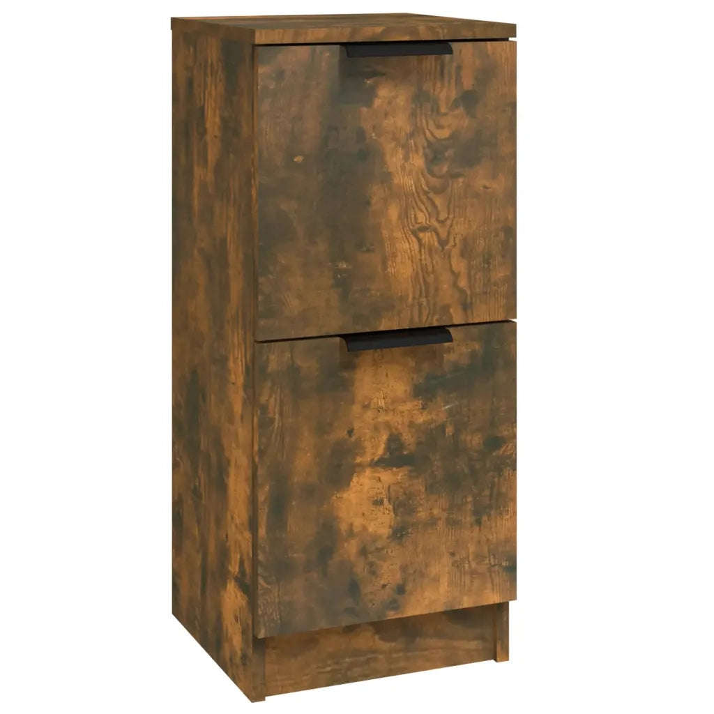 Credenza | Madia | Buffet da pranzo | Armadio da pranzo Rovere Fumo 30x30x70 cm in Legno Multistrato