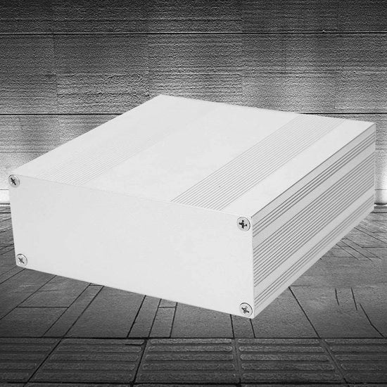 Cassa di progetto in alluminio per elettronica con finitura professionale