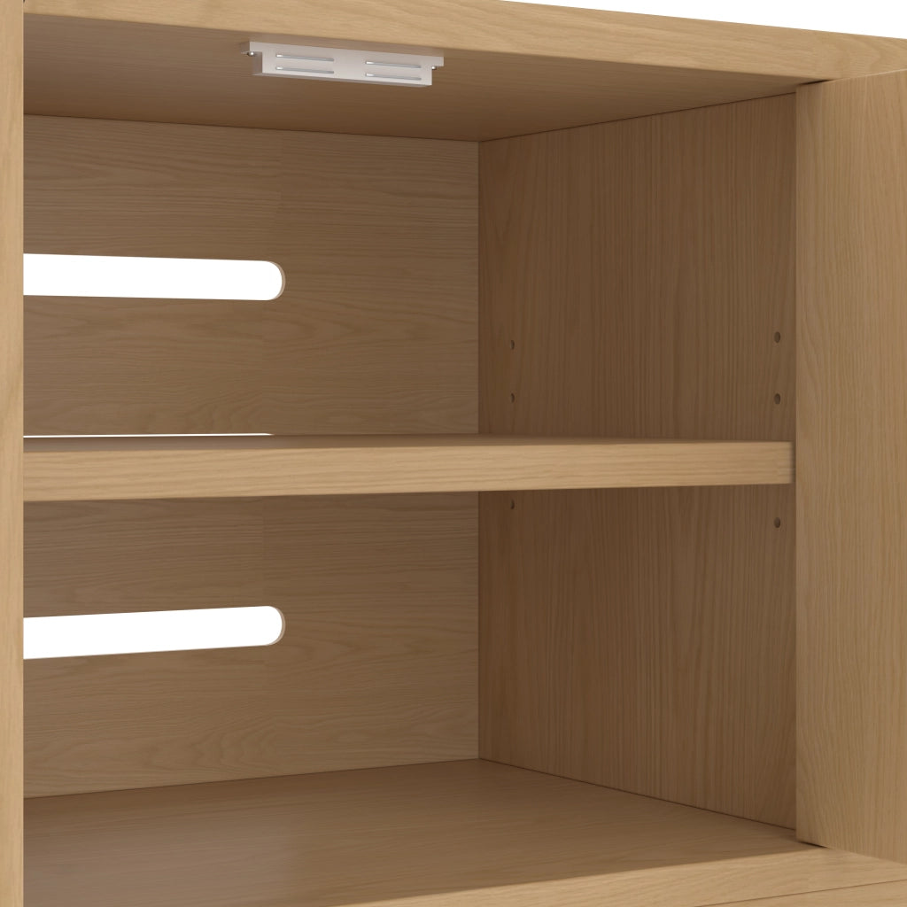 Mobile multifunzionale 4 in 1 per gatti e ingresso, effetto rovere, 140 x 40 x 45,5 cm