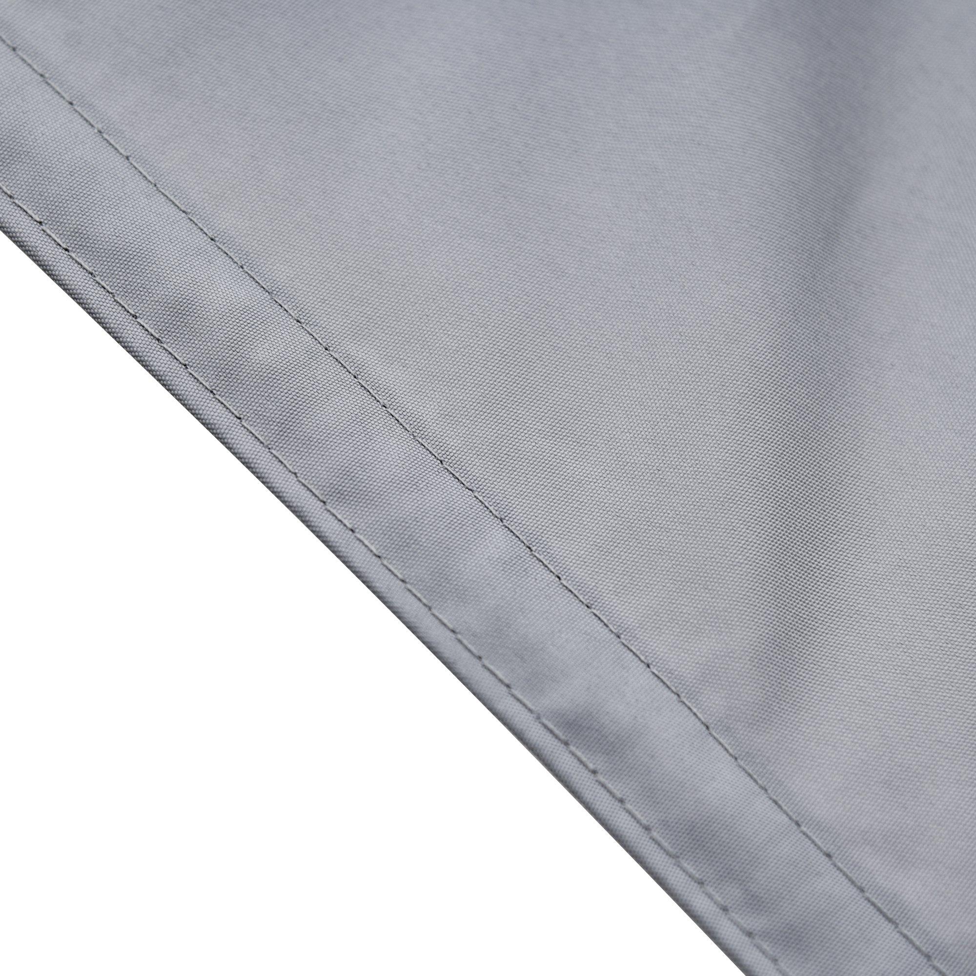 Tenda a Vela Ombreggiante Triangolare 4x4x4m in Poliestere Grigio