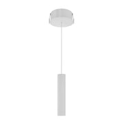 Alp Lampada a Sospensione Tubolare Space 5 con Tecnologia Switch CCT 2700K-4000K, Fascio 45 Gradi, Installazione Modulare, Finitura Bianco Opaco