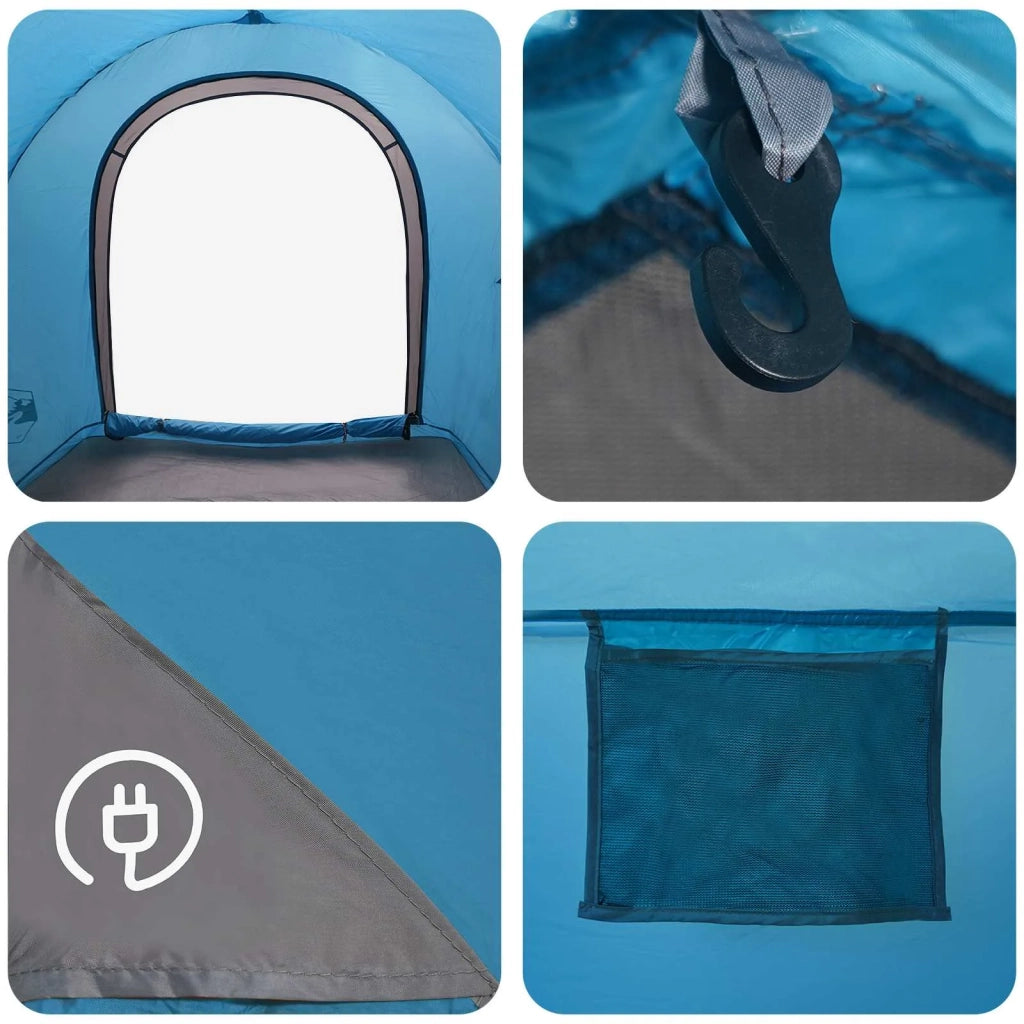 Tenda da auto Blu 200 x 170 x 170 cm Poliestere e Acciaio 42028540